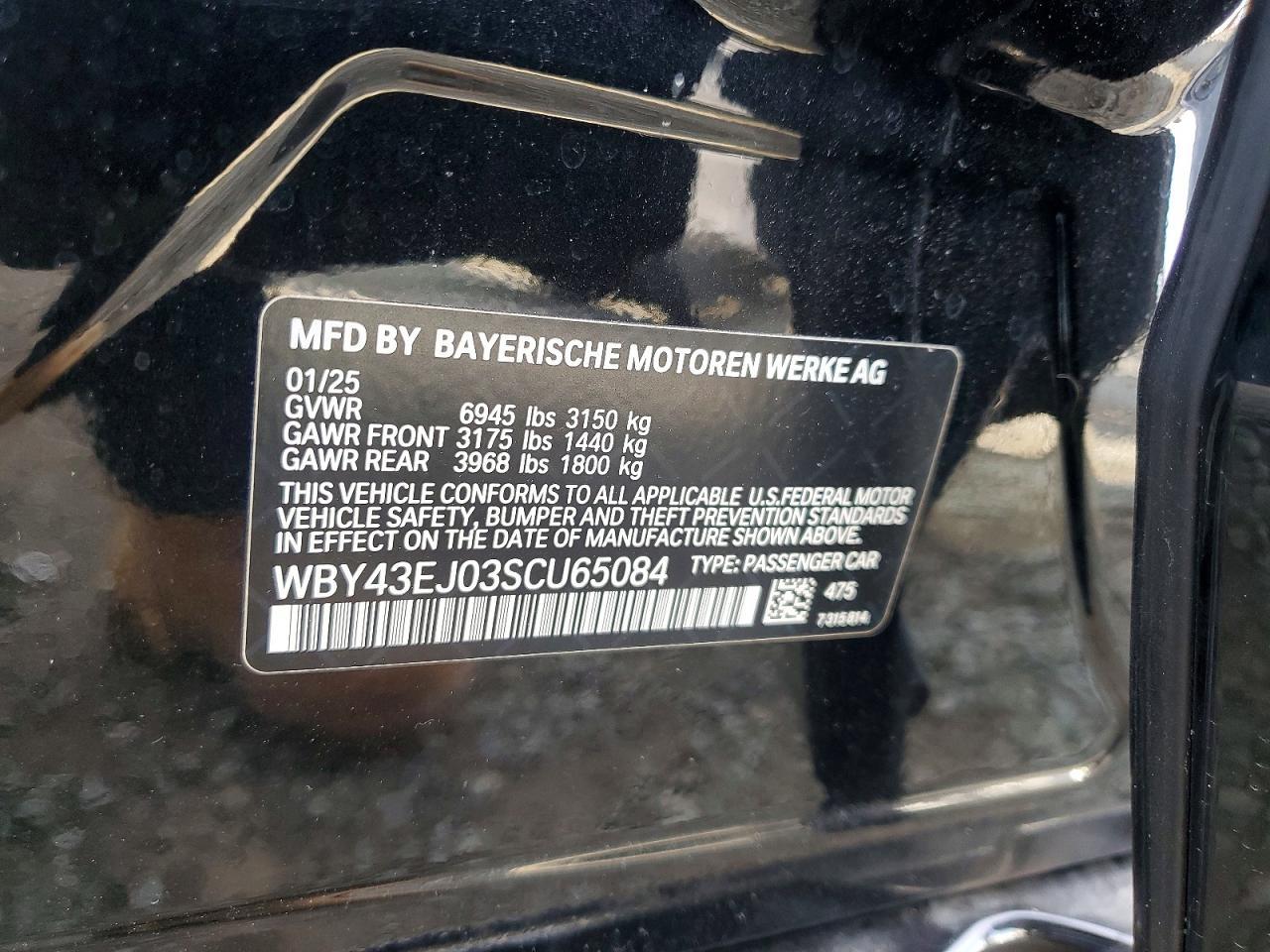 2025 BMW I7 Edrive50