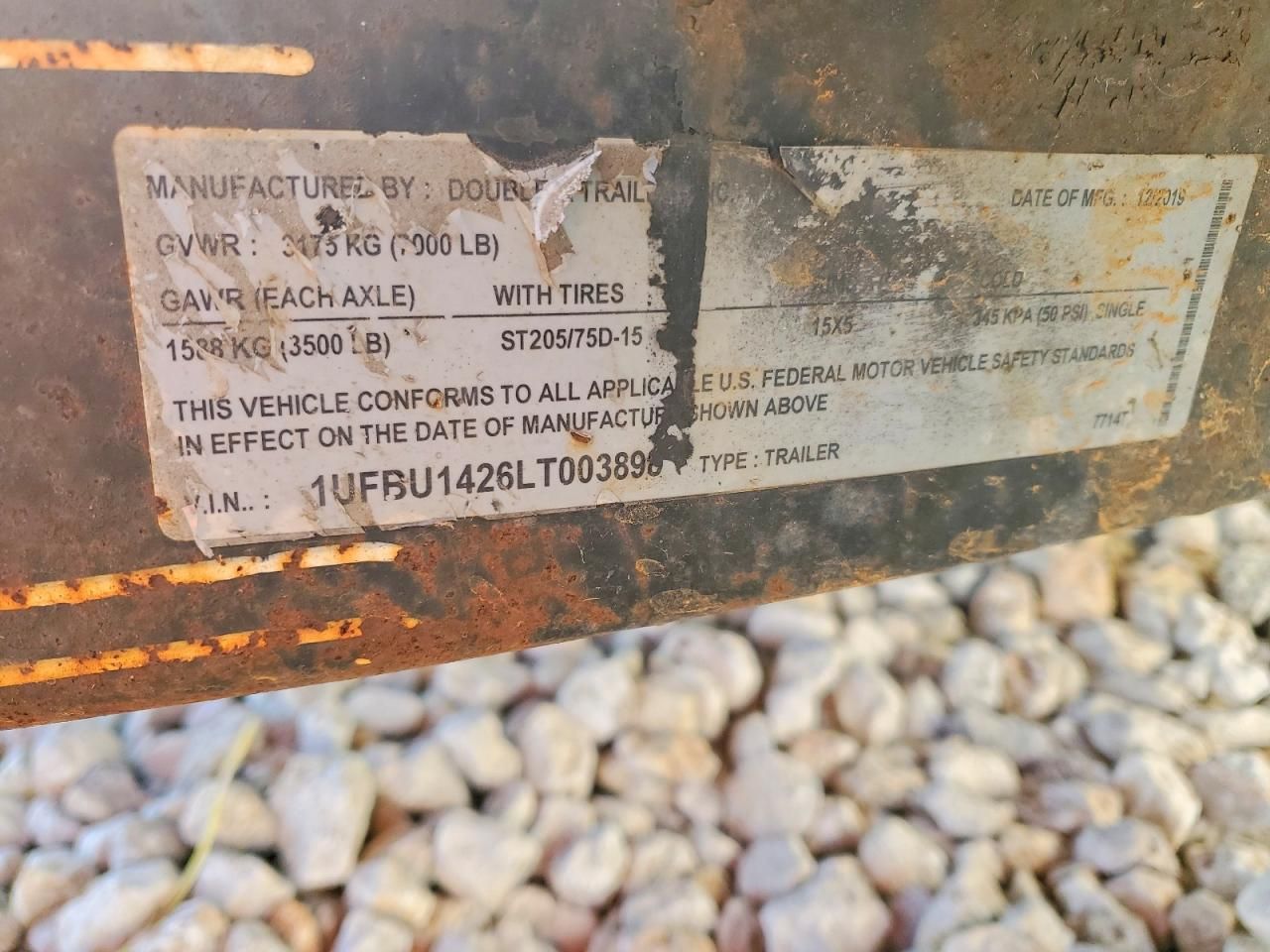 2021 Dbla 2021 Clint R Woods Utility Trailer