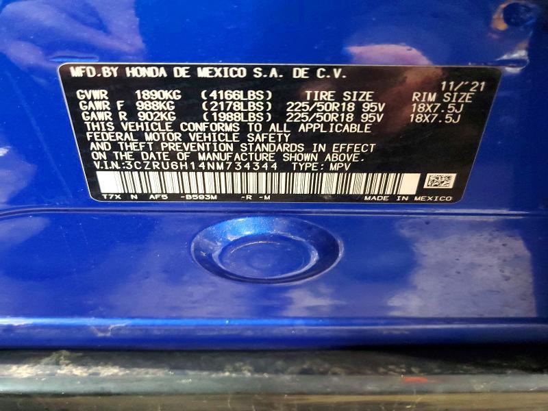 2022 Honda Hr-v Sport