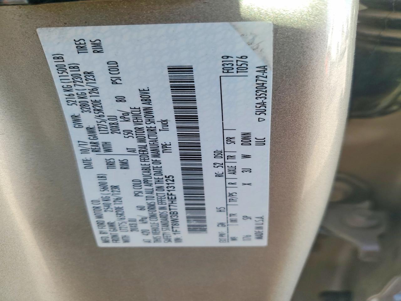 2017 Ford F350 Super Duty