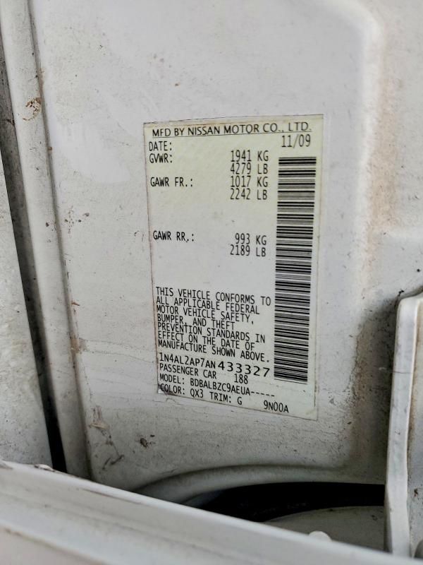 2010 Nissan Altima Base