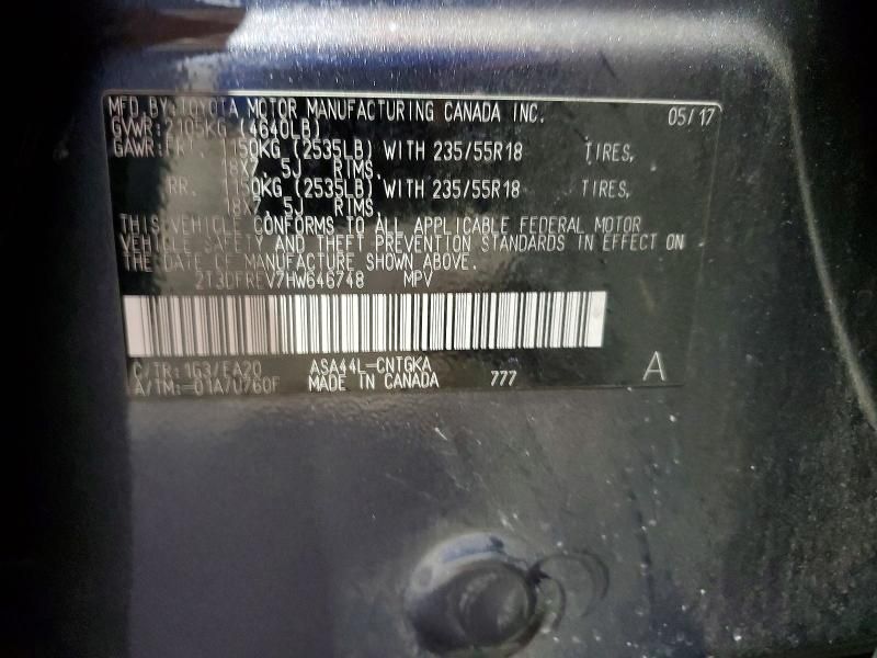 2017 Toyota Rav4 Limited