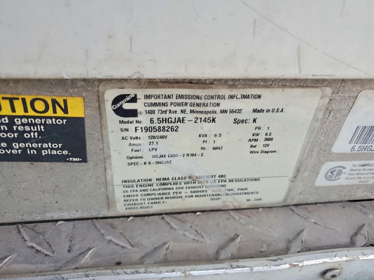 2006 Featherlite Mfg Inc 2006 Featherlite 6.5HGJAE-2145K Fiber Optic Splcli