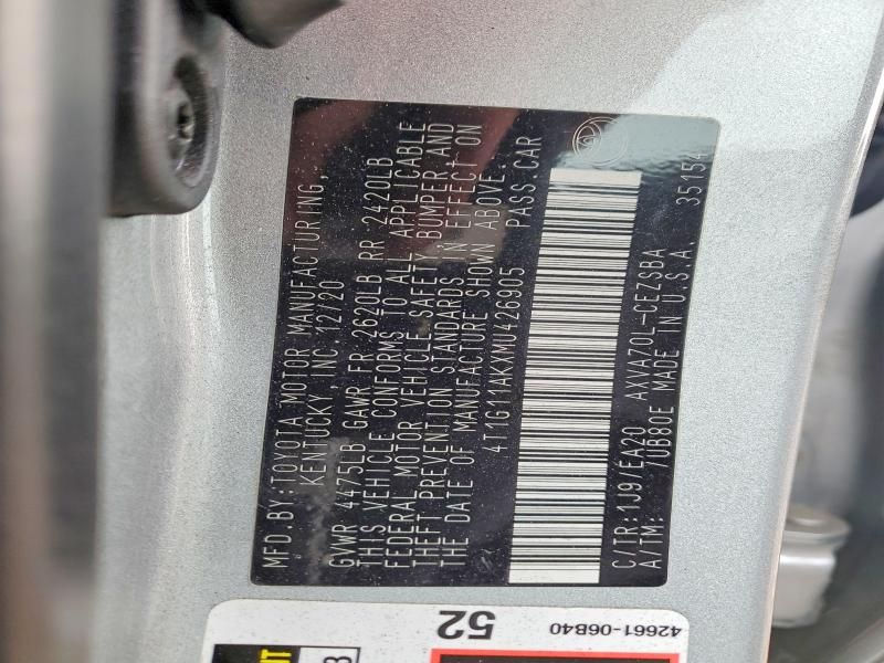 2021 Toyota Camry se