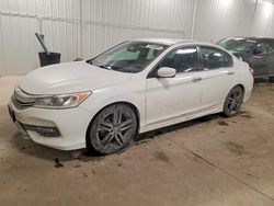 Salvage cars for sale from Copart Ham Lake, MN: 2017 Honda Accord Sport Special Edition