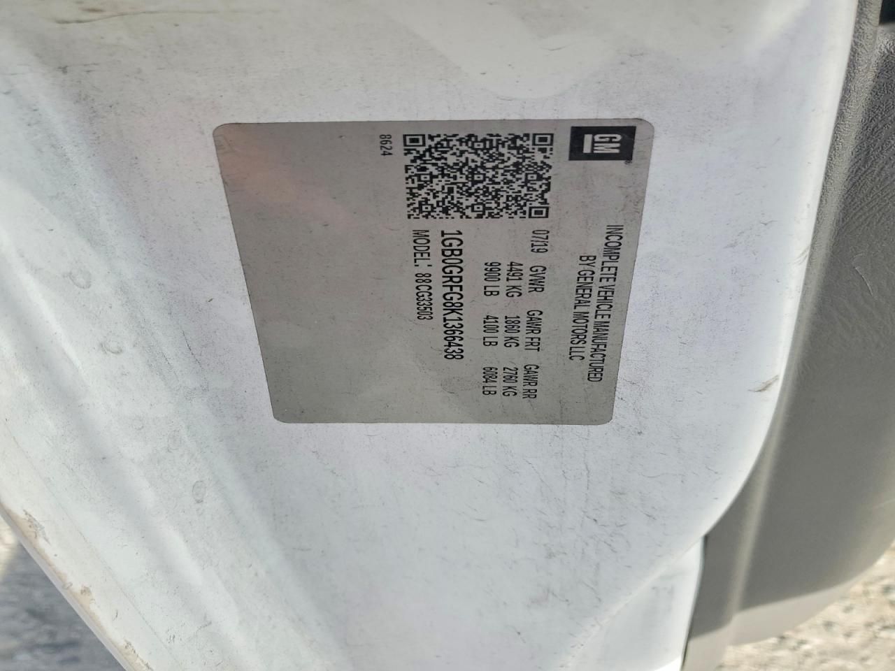 2019 Chevrolet Express G3500