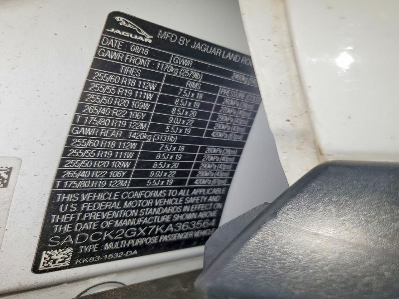 2019 Jaguar F-pace Prestige