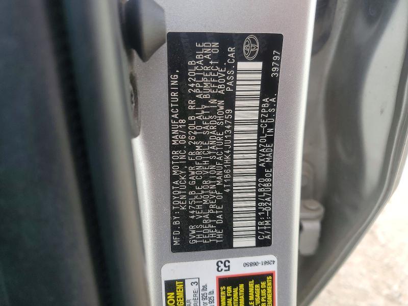 2018 Toyota Camry xse