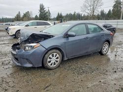 Toyota salvage cars for sale: 2016 Toyota Corolla eco