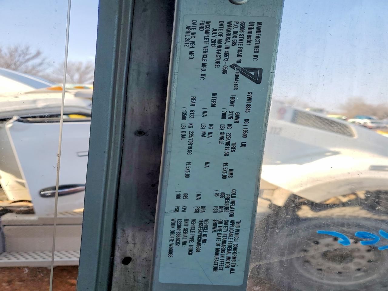 2012 Ford F59 Delivery Truck