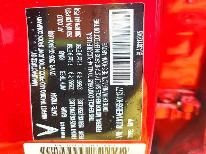 2025 Vinfast Trading And Produ Vf 8 eco
