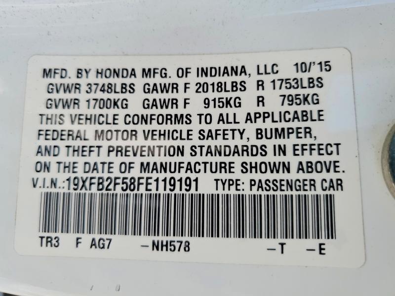 2015 Honda Civic lx