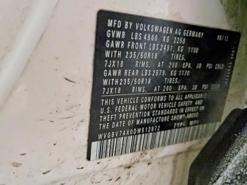 2013 Volkswagen Tiguan s