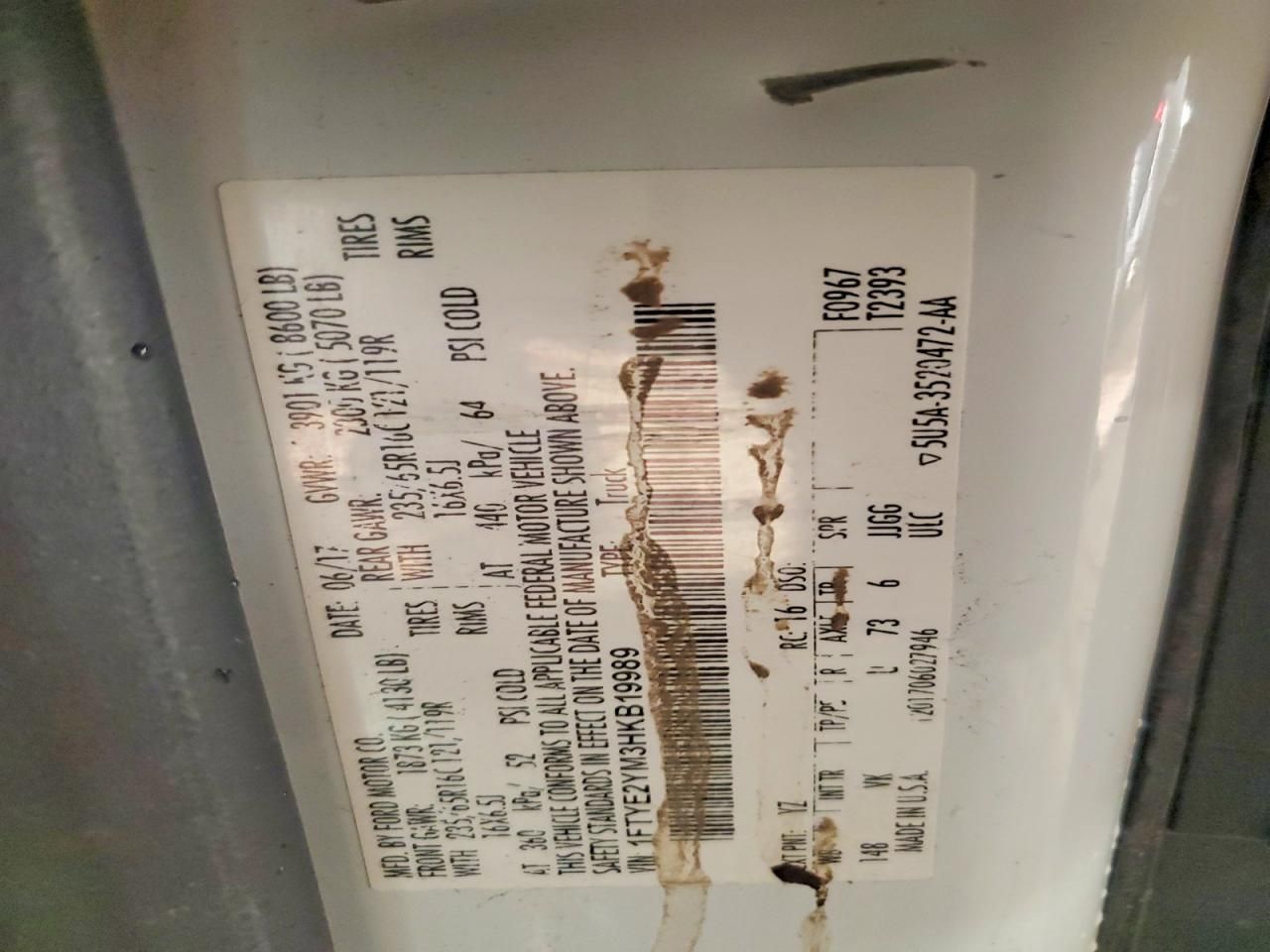 2017 Ford Transit T-150