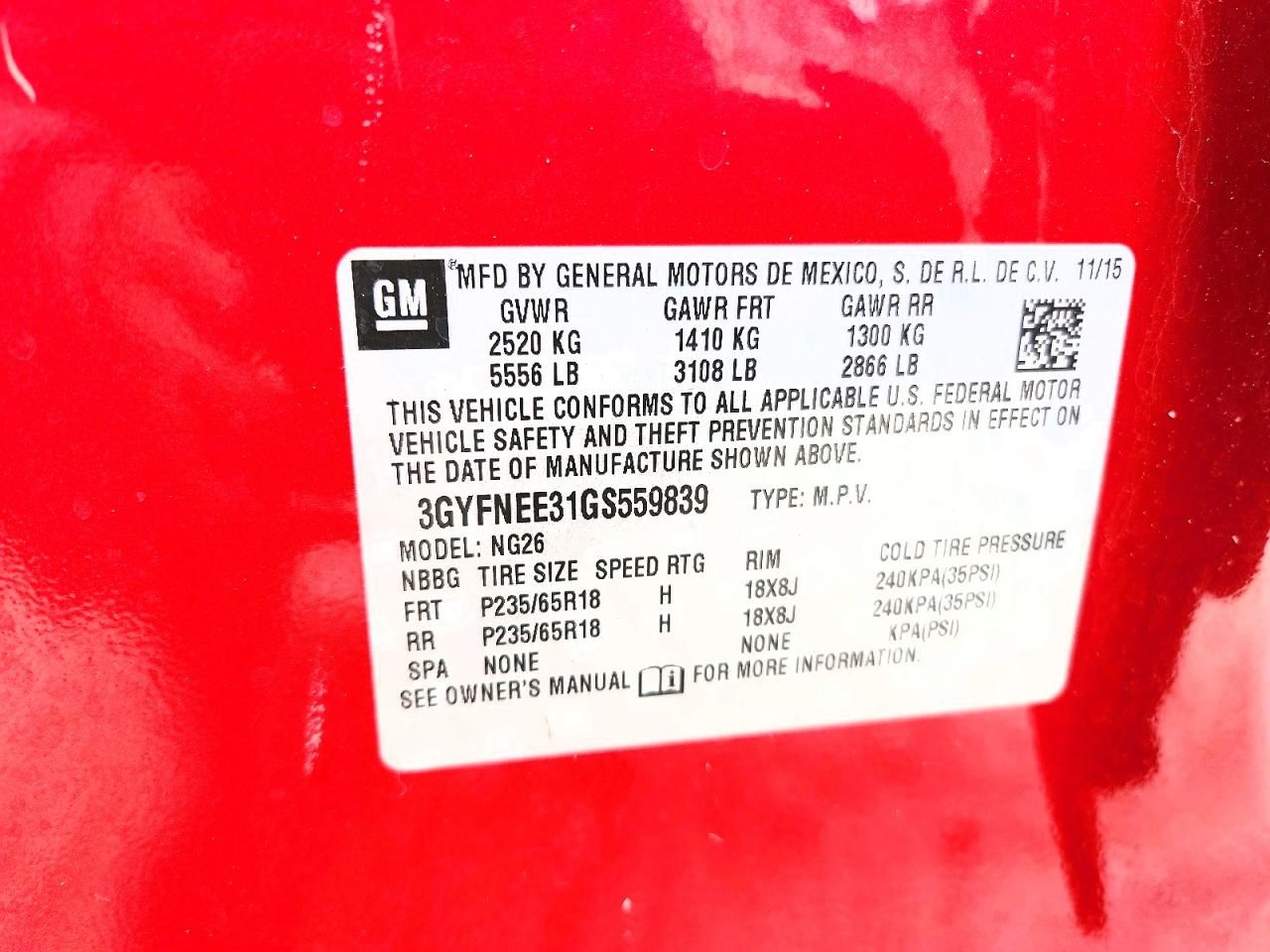 2016 Cadillac Srx Luxury Collection