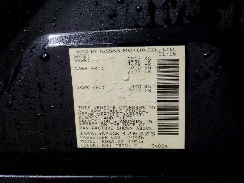 2016 Nissan Altima 2.5