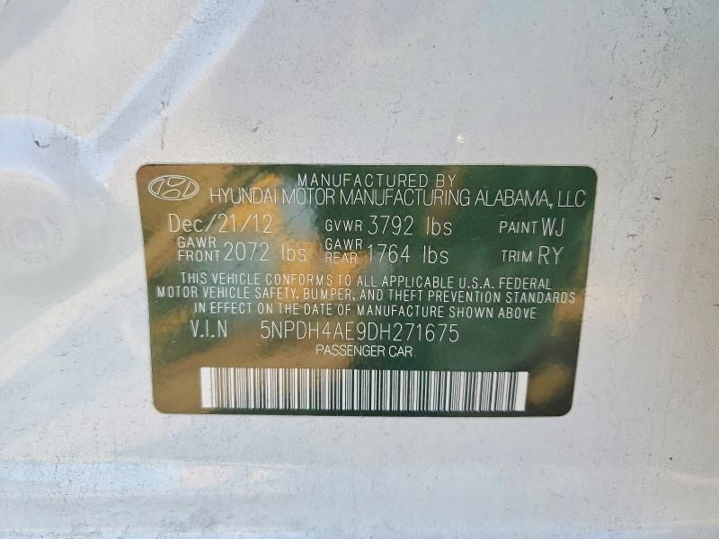 2013 Hyundai Elantra gls