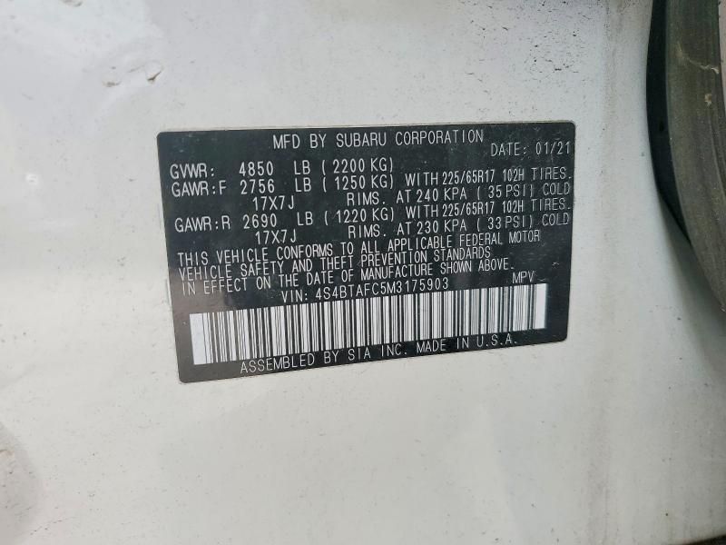 2021 Subaru Outback Premium