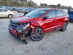 Vehiculos salvage en venta de Copart Mendon, MA: 2017 Ford Edge Sport