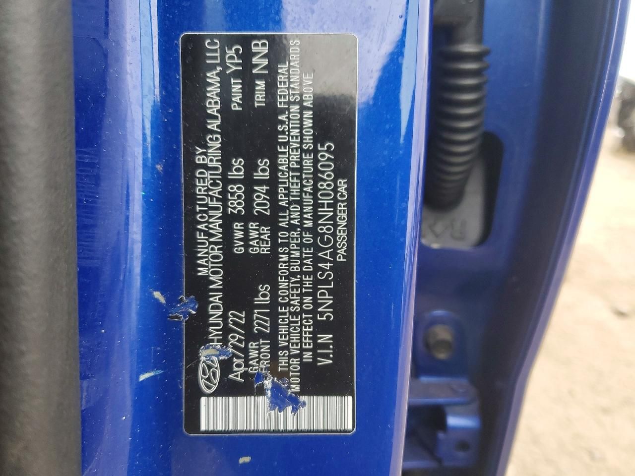 2022 Hyundai Elantra sel