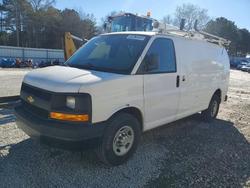 Salvage trucks for sale at Loganville, GA auction: 2013 Chevrolet Express 2500 Utility / Service Van