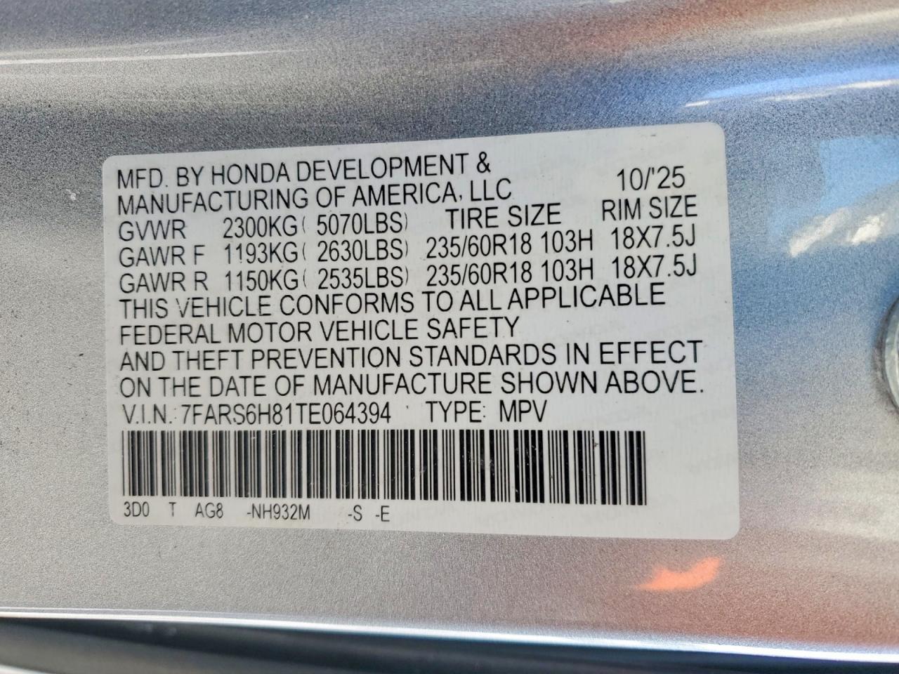 2026 Honda Cr-v Sport-l