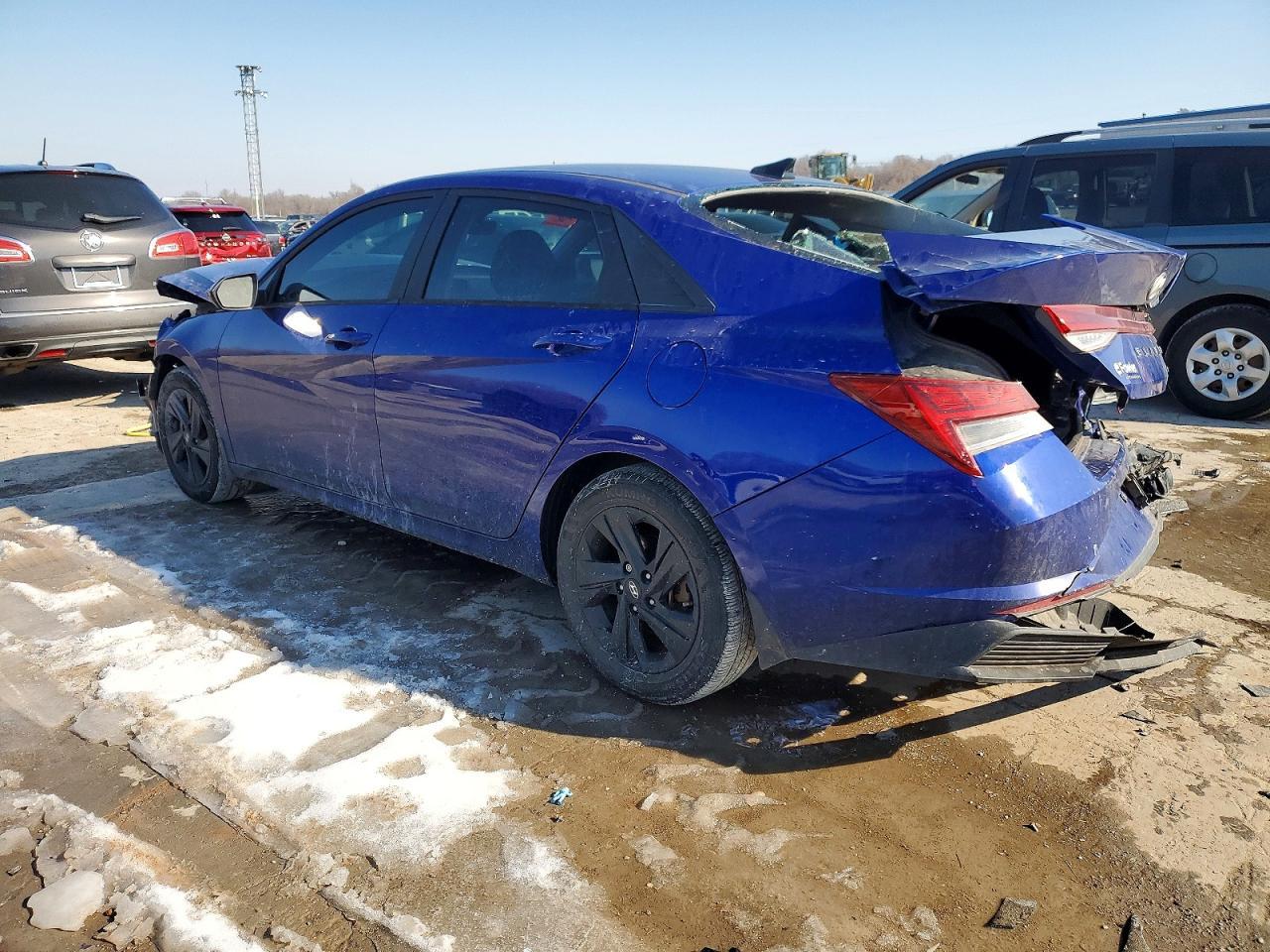 2022 Hyundai Elantra Hybrid Blue