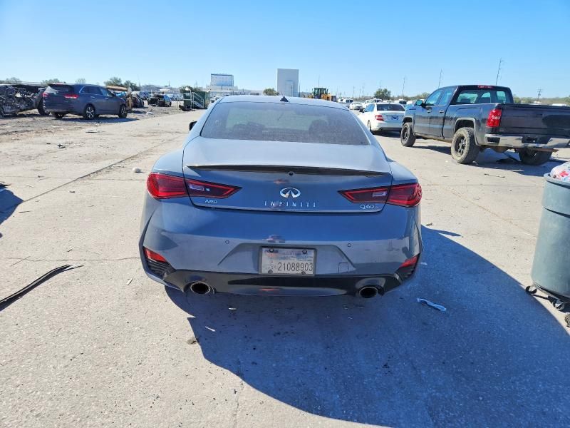 2021 Infiniti Q60 red Sport 400