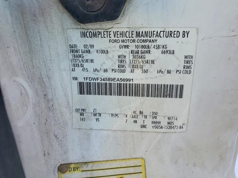 2009 Ford F350 Super Duty Utility / Service Truck