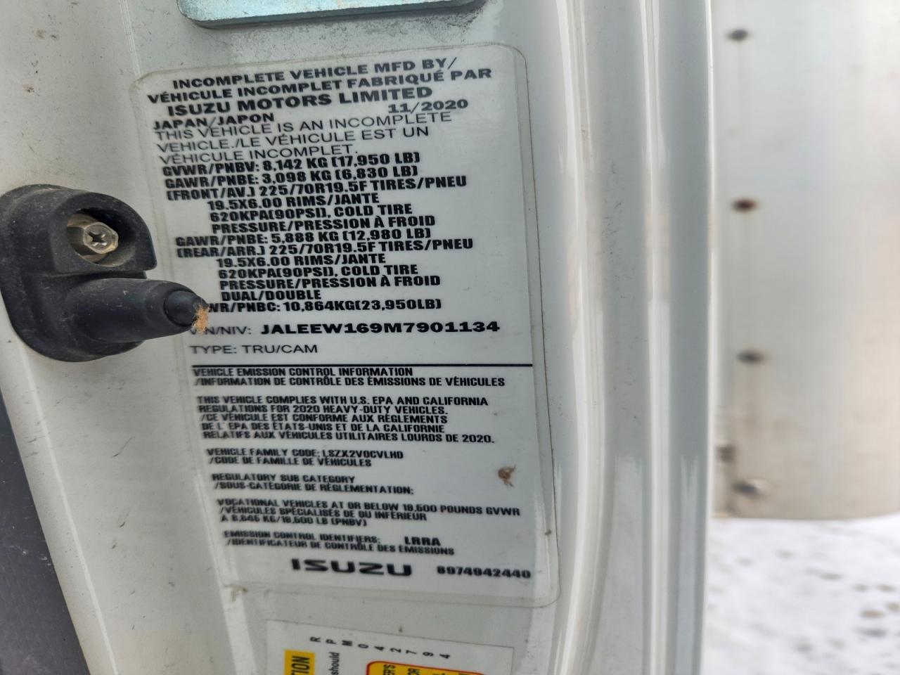 2021 Chev Rolet 5500HD BOX Truck