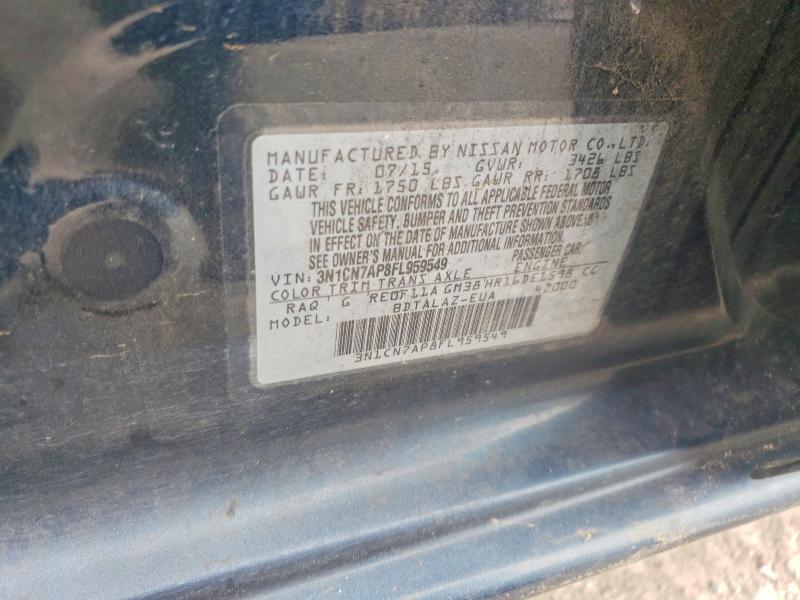 2015 Nissan Versa s