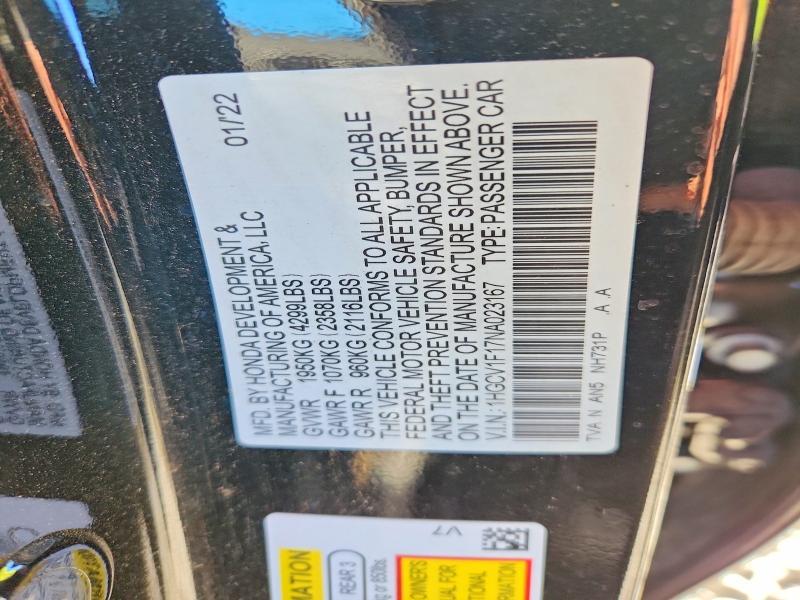 2022 Honda Accord lx
