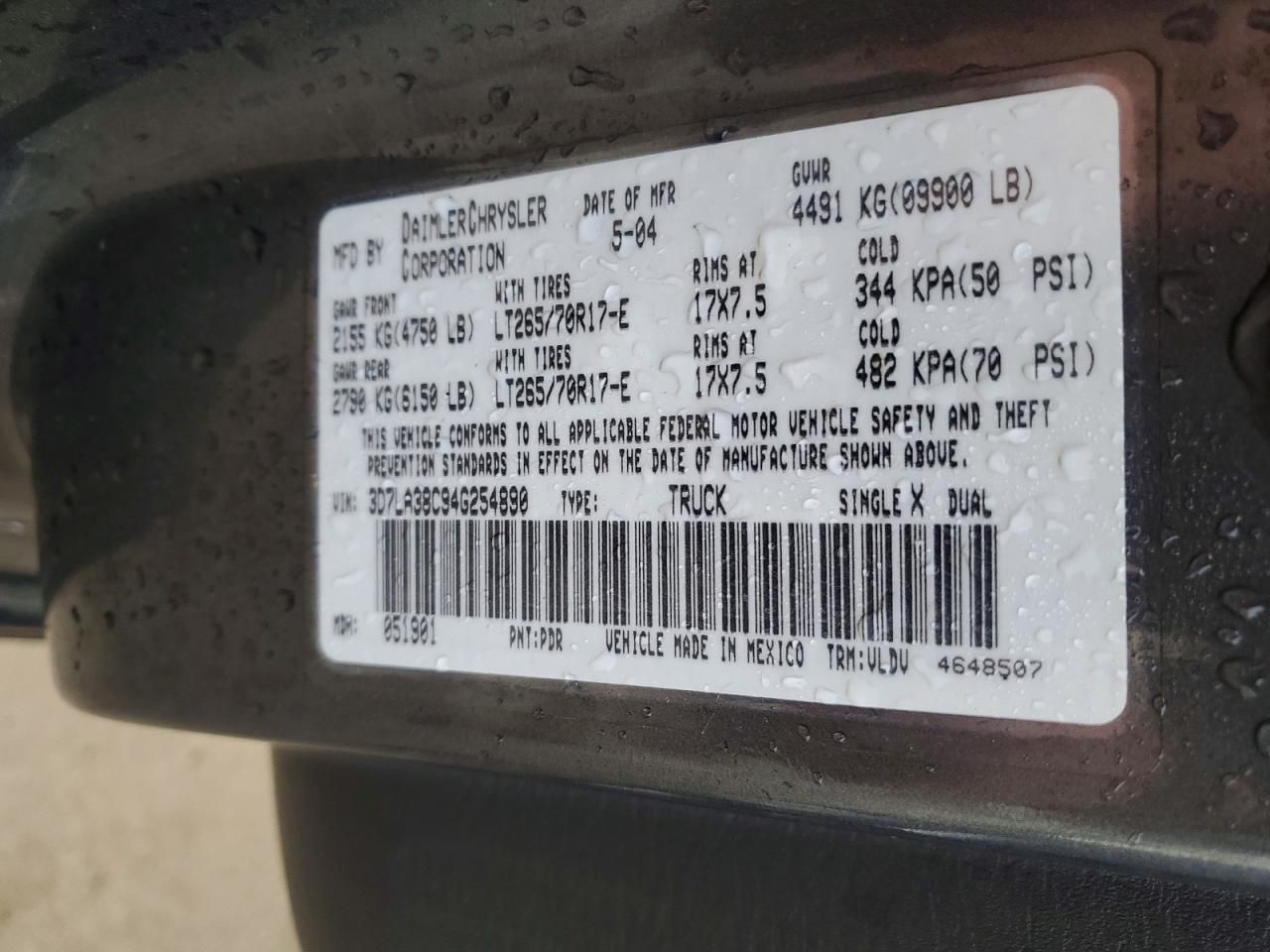 2004 Dodge Ram 3500 st