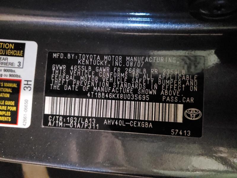 2008 Toyota Camry Hybrid