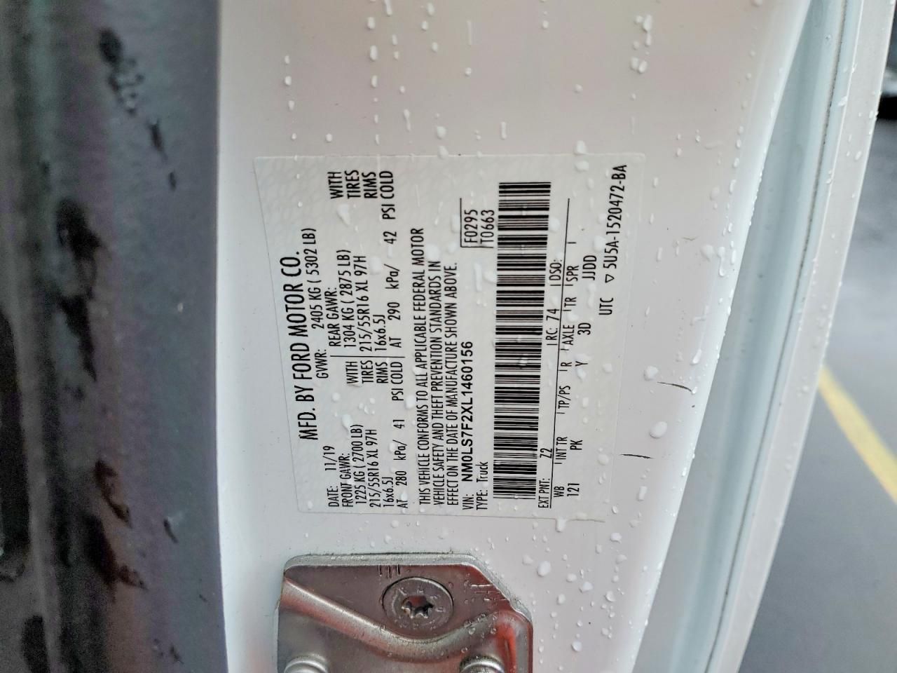 2020 Ford Transit Connect xlt