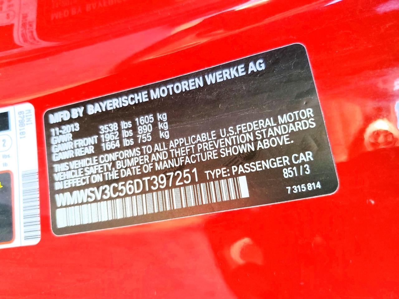 2013 Mini Cooper s