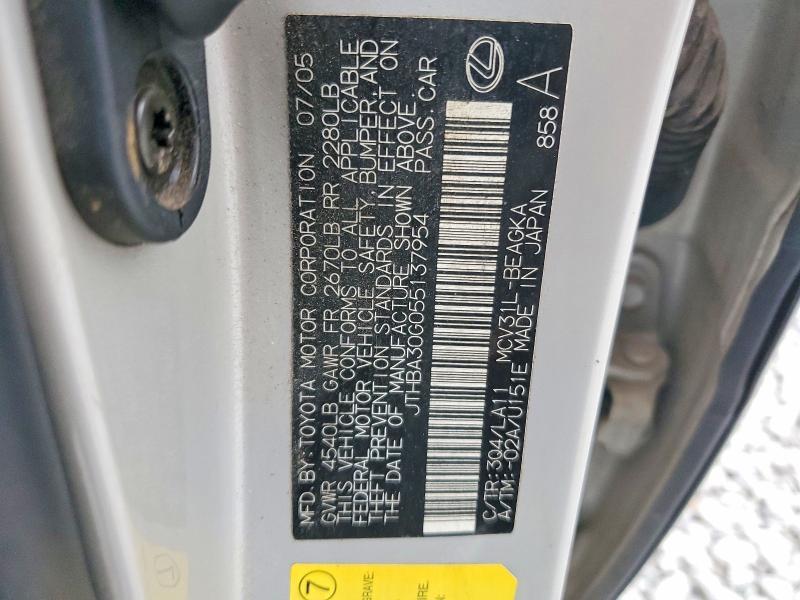 2005 Lexus Es 330