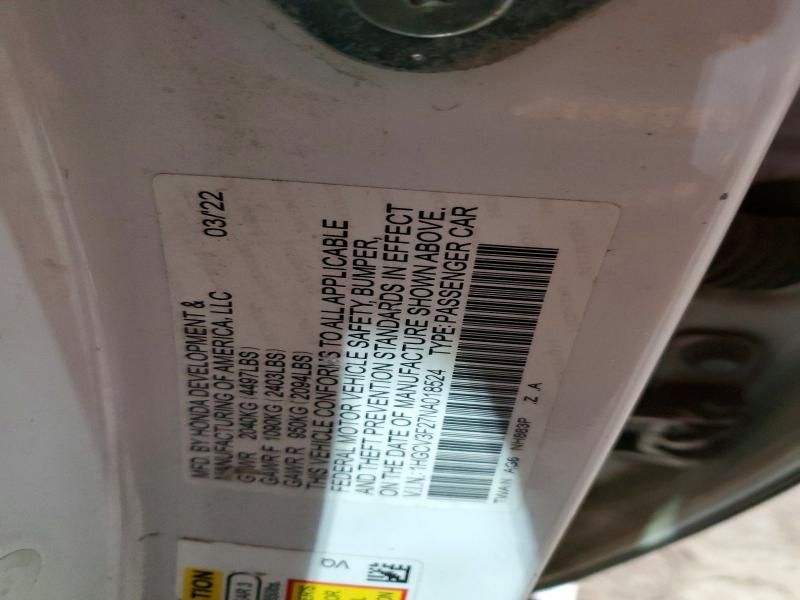 2022 Honda Accord Hybrid Sport