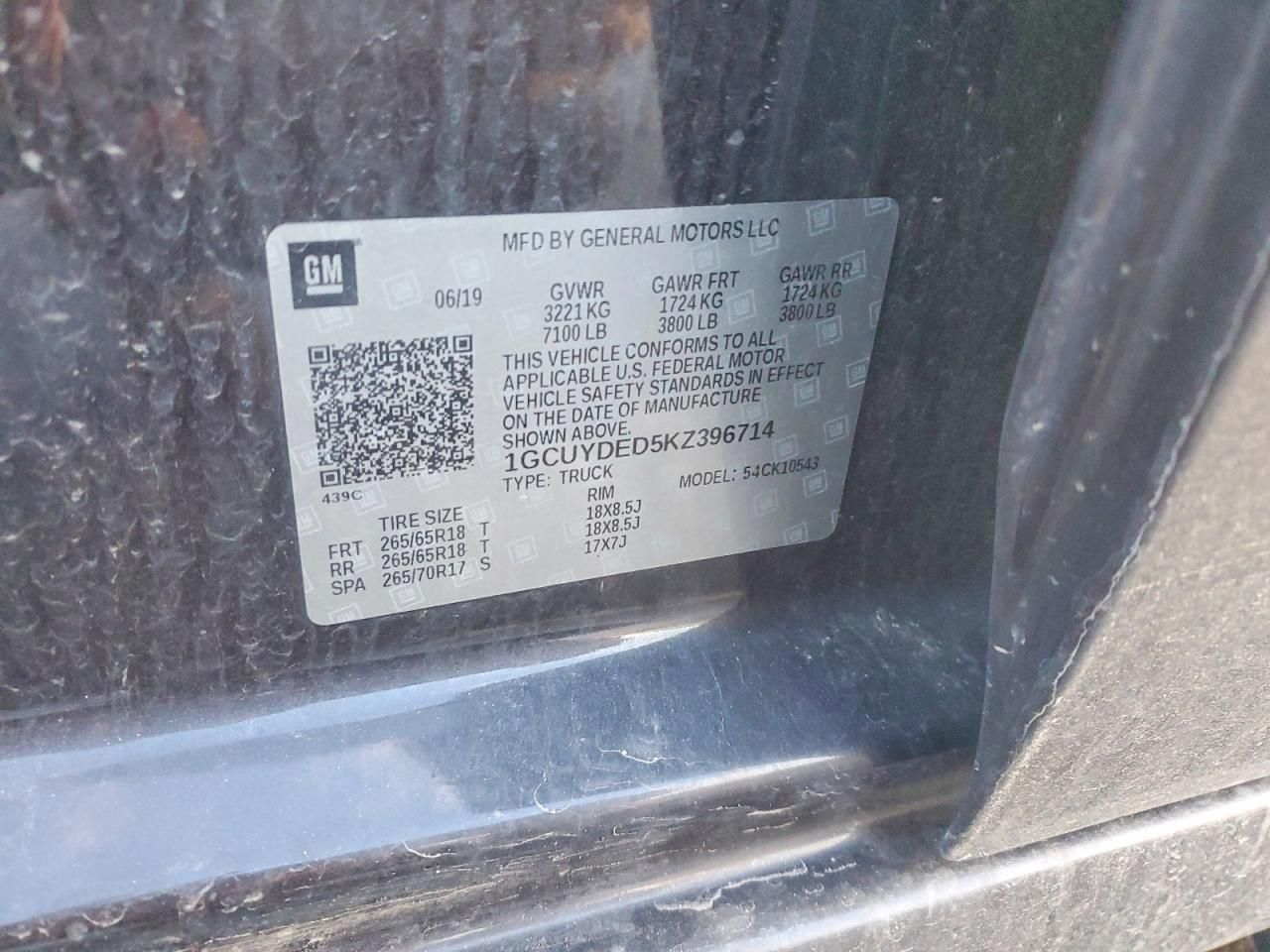 2019 Chevrolet Silverado K1500 lt