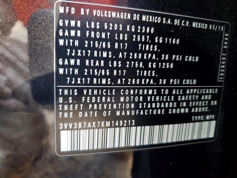 2019 Volkswagen Tiguan se