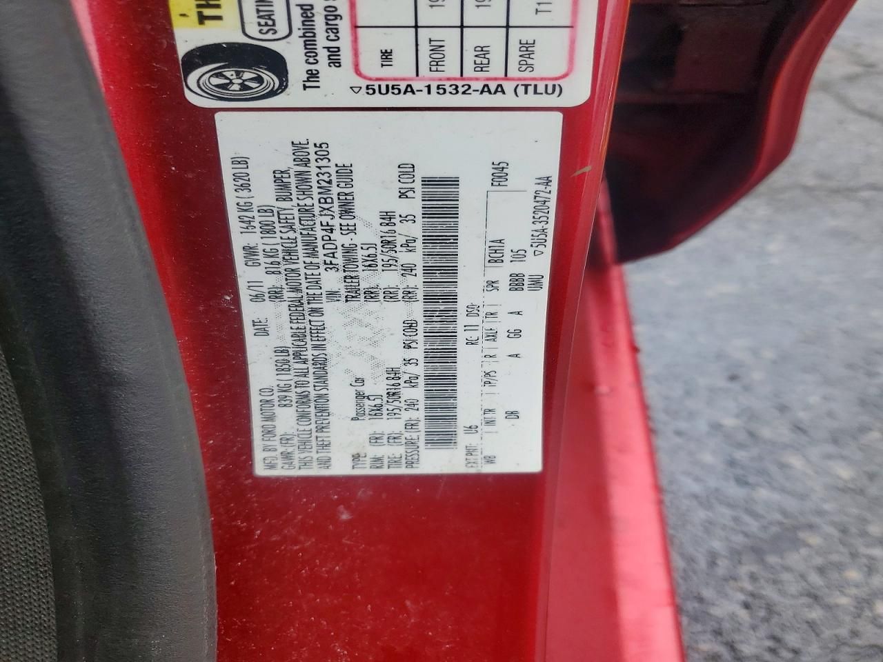 2011 Ford Fiesta ses