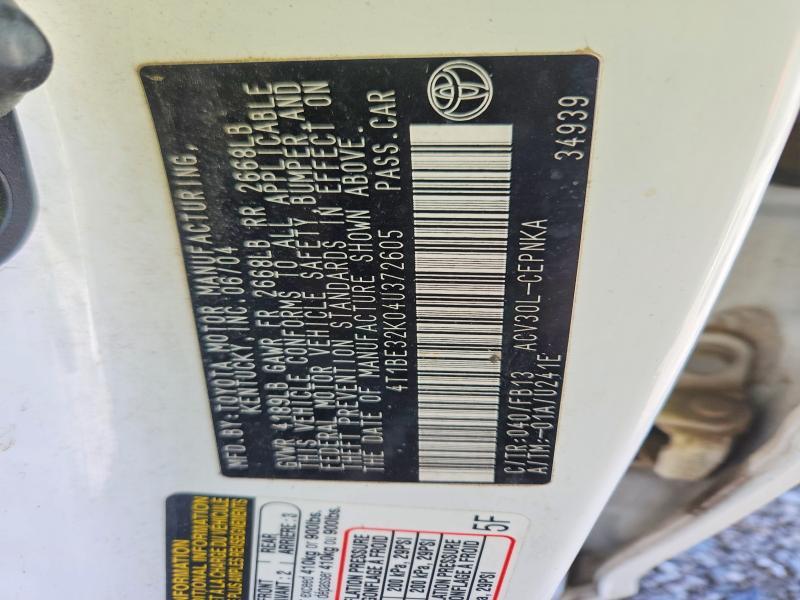 2004 Toyota Camry le
