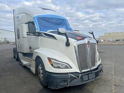 Salvage trucks for sale at Pasco, WA auction: 2022 Kenworth T680 Semi Truck