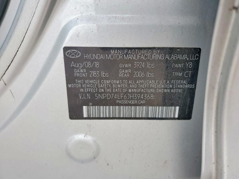 2018 Hyundai Elantra se