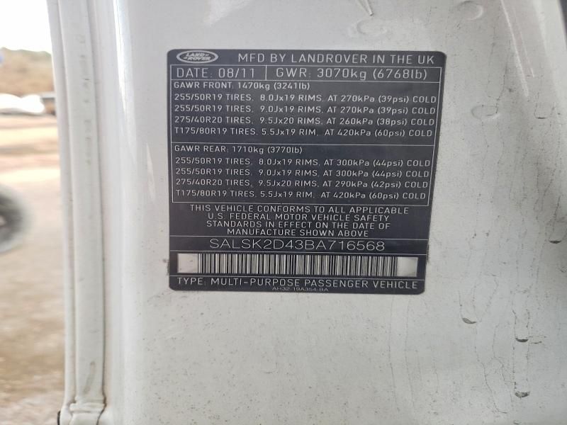 2011 Land Rover Range Rover Sport lux