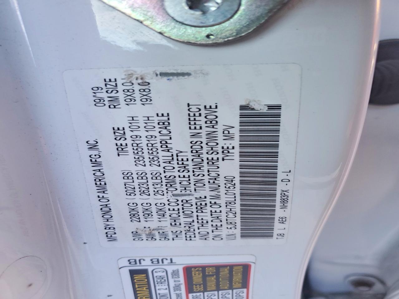 2020 Acura Rdx Advance