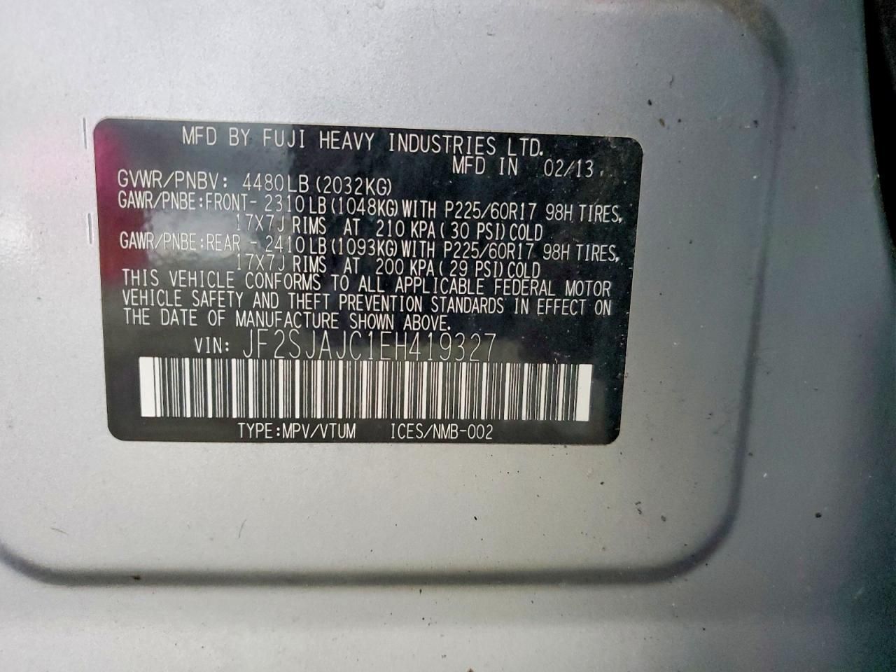 2014 Subaru Forester 2.5i Limited