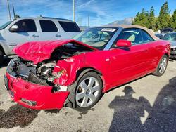 Audi salvage cars for sale: 2006 Audi A4 1.8 Cabriolet