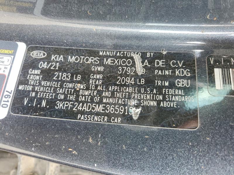 2021 KIA Forte fe