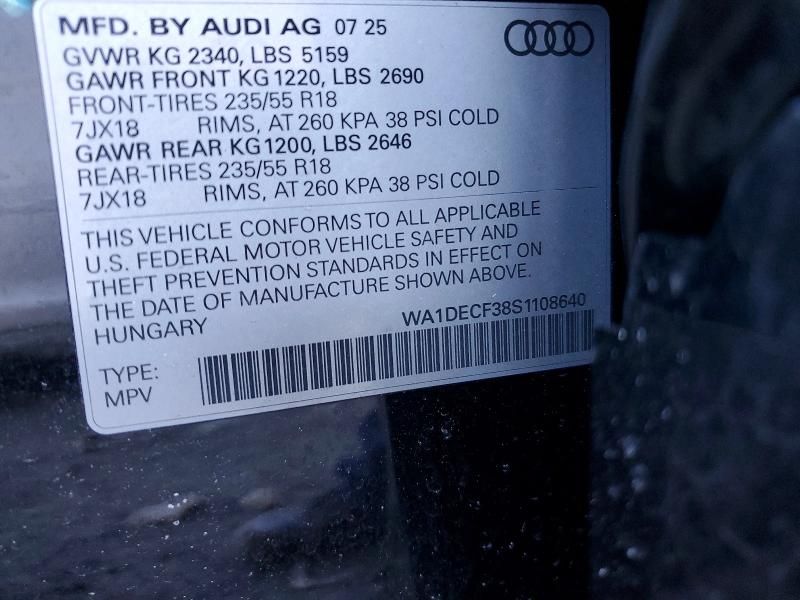 2025 Audi Q3 Premium s Line 45